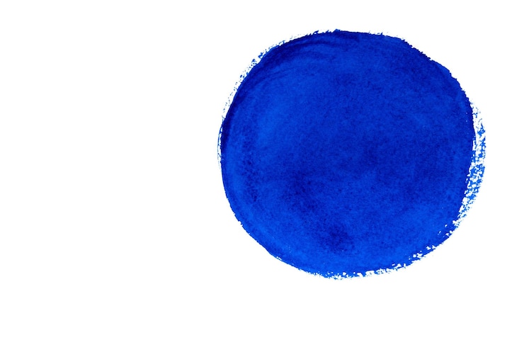 Foto corsa astratta blu del cerchio