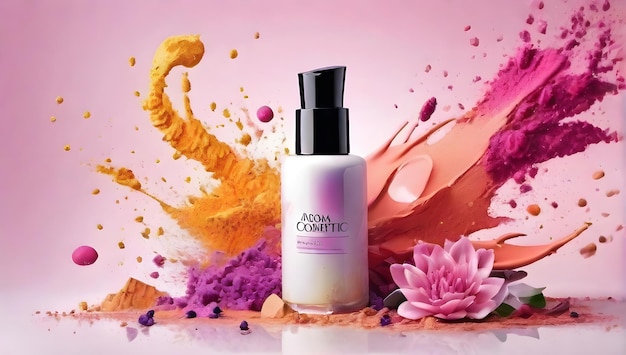 Cosmetici di composizione creativa con aroma floreale Burst Creative Cosmetics