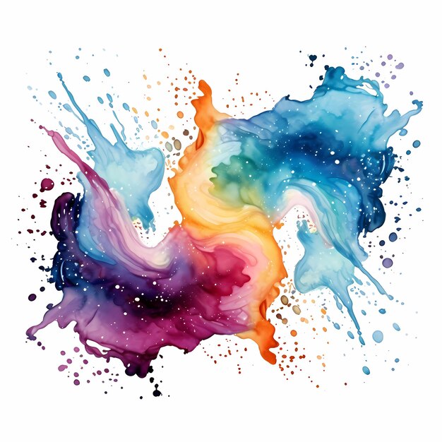 Cosmic_Watercolor_Splashes_on_white_background