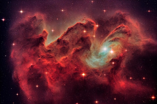 Cosmo Stelle Cluster Struttura Stupenda astrofotografia Drammatico Sfondo celeste Nebulosa blu brillante fotografia astronomica di alta qualità astronomia james webb spazio telescopio immagine nasa spazio