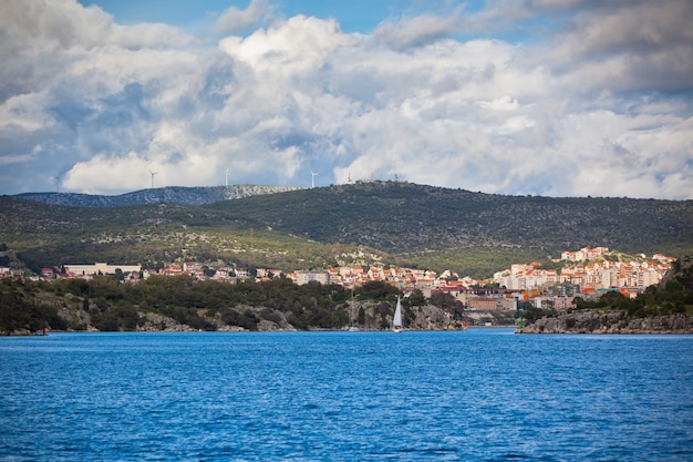 Costa croata vista dal mare