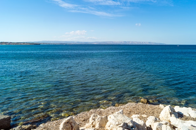 Costa del borgo marinaro di Marzamemi, in Sicilia