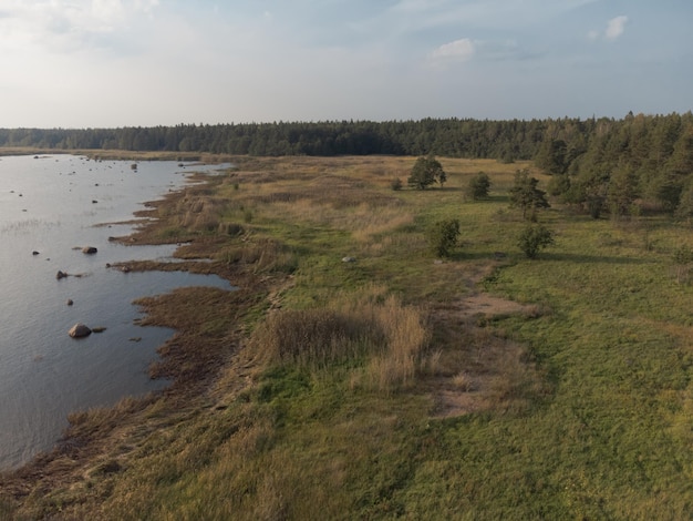 Costa del Golfo di Finlandia vista aerea