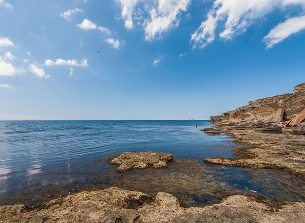 Costa del Mar Nero situata a Tarkhankut