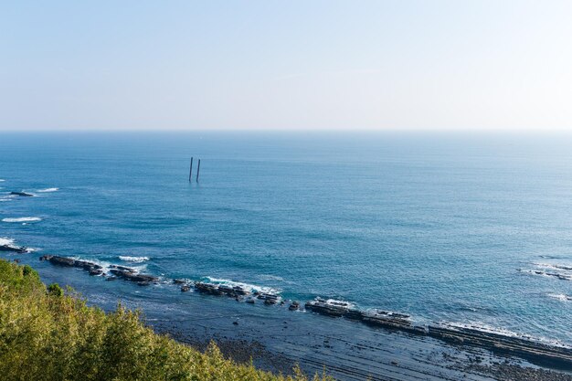 Costa dell'isola di Aoshima