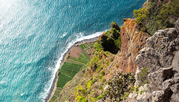 Costa dell'isola di Madeira