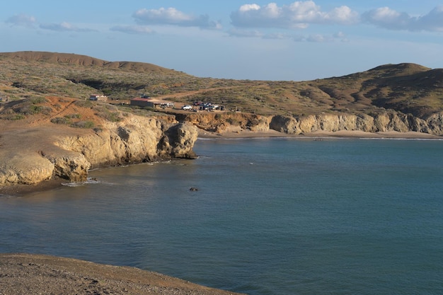 Costa della penisola di La Guajira in Colombia