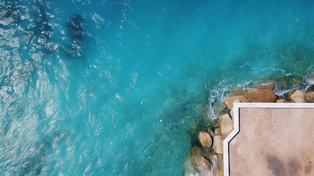 Costa della spiaggia tropicale