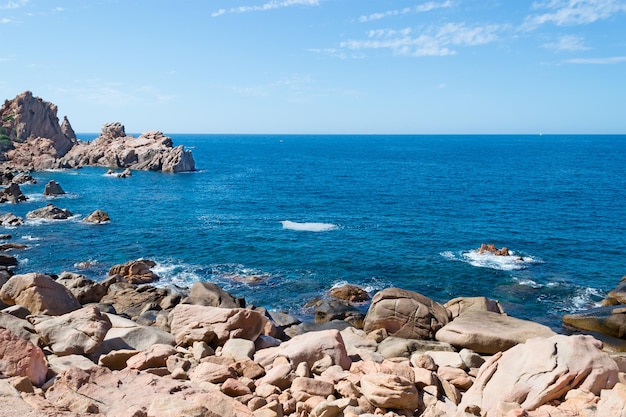 Costa paradiso in una giornata limpida