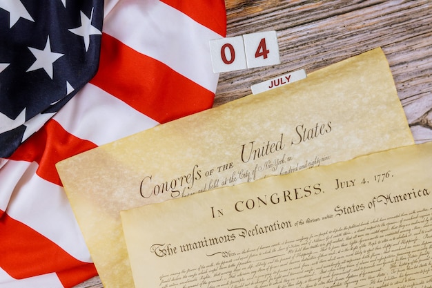 Costituzione degli Stati Uniti d'America prima delle quattro pagine degli Archivi Nazionali