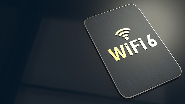 Costruzione della rappresentazione 3D sulla compressa per il wifi 6