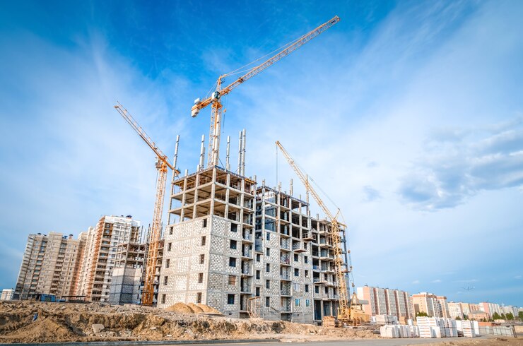 Costruzione di grattacieli e lavori di costruzione