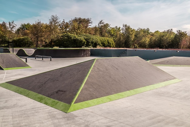 Costruzione di uno skate park Rampe per saltare