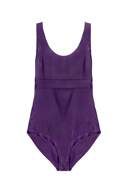 Costume da bagno viola isolato