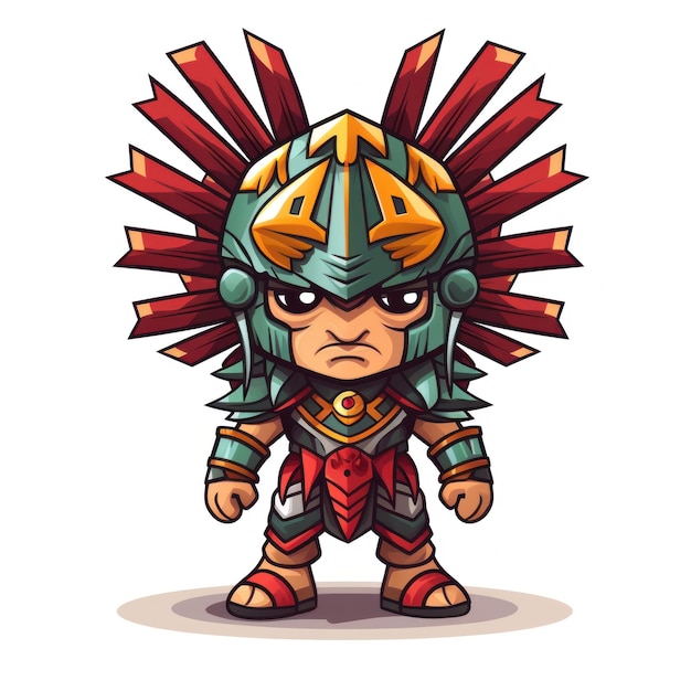 Costume di guerriero aquila azteca Messico