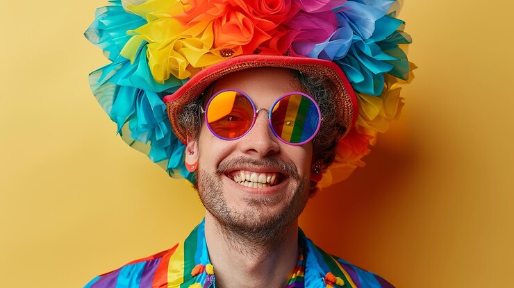 Foto costume di parata di orgoglio festivo sportivo