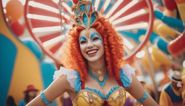 Costumi di carnevale ragazze felice separazione