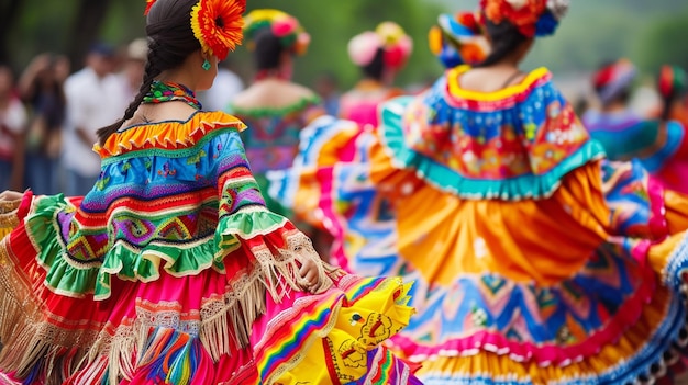 Costumi tradizionali di tutto il mondo in una carta da parati