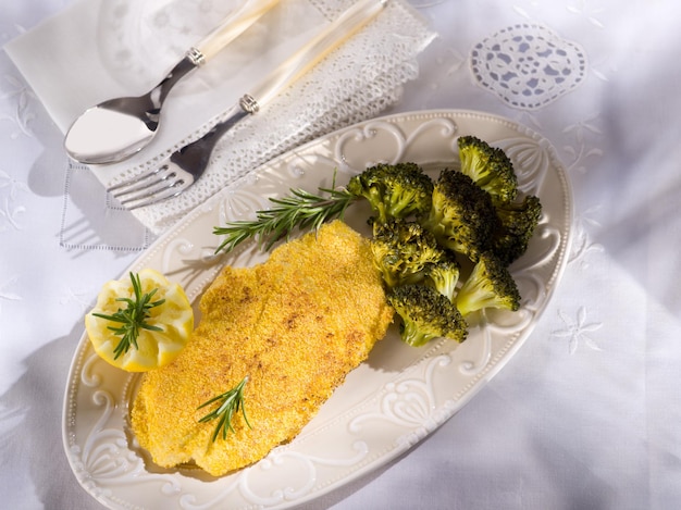 Cotoletta con broccoli