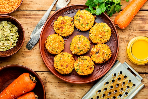 Cotolette di verdure o cotolette vegetariane