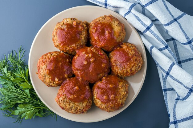 cotolette o polpette vegetariane di grano saraceno