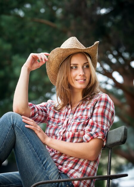 Cowgirl sexy.