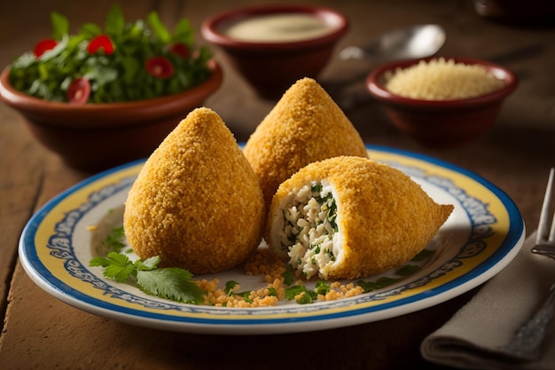 Coxinha Un delizioso cibo di strada brasiliano