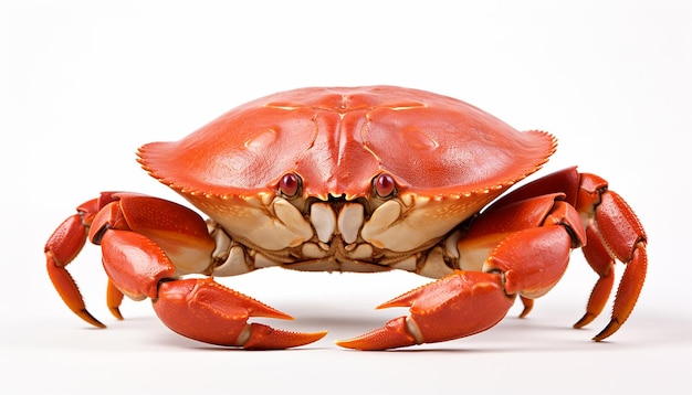 Crab Elegance vista laterale isolata