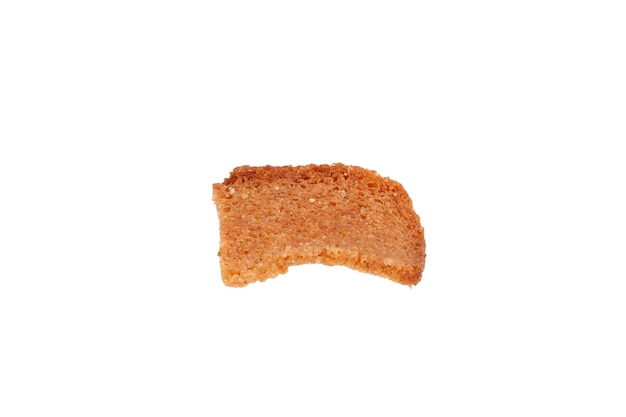 Cracker di segale isolato su uno sfondo bianco Foto di alta qualità