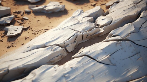 Cracking Broken Rock Surface 3d Printing With Unreal Engine Rendering