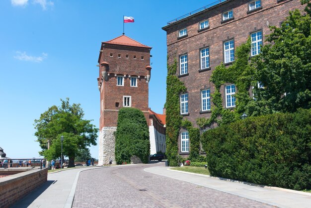 CRACOVIA. POLONIA. Il castello di Wawel nel centro di Cracovia