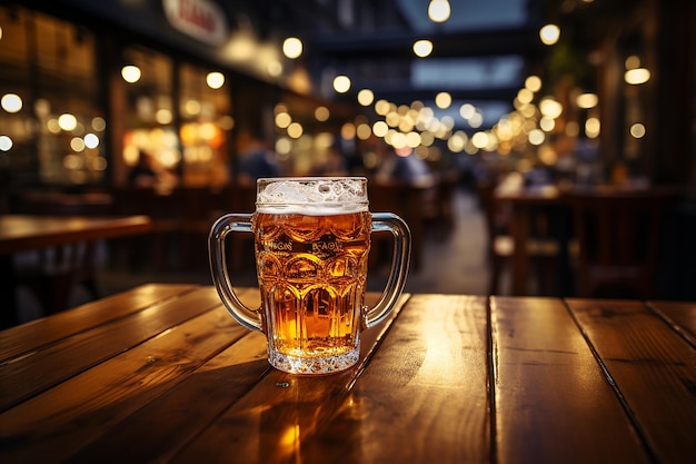 Craft Beer in un accogliente pub con interni in legno