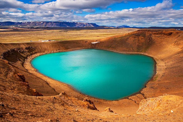 Cratere del vulcano Viti