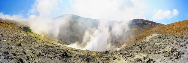 Cratere della Fossa di Vulcano nelle isole Eolie