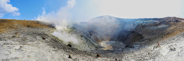 Cratere della Fossa di Vulcano nelle isole Eolie