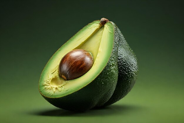 Creare immagini di super alta qualità zoomedin immagine di un avocado verde