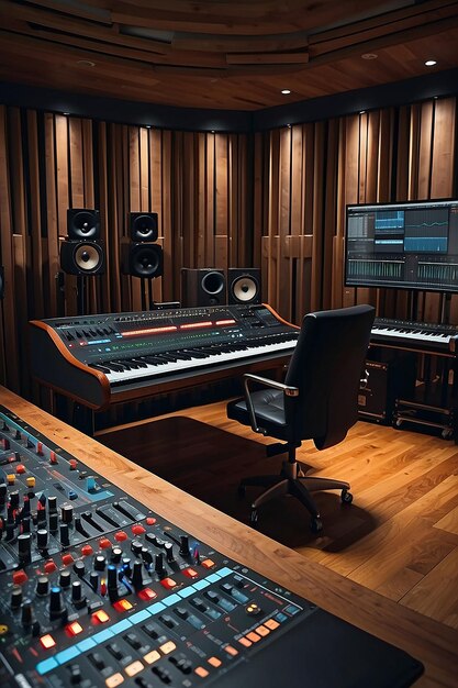 Creare un bellissimo studio di produzione musicale moderno