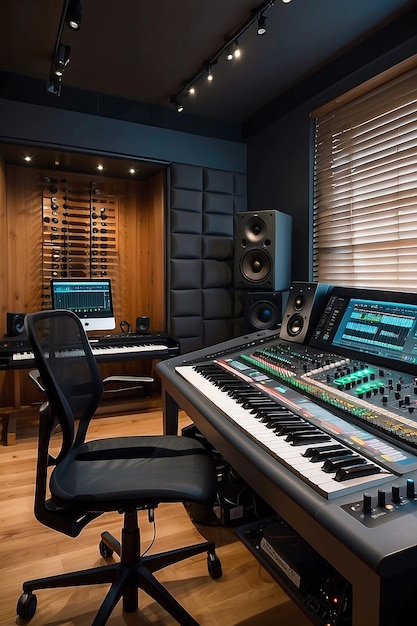 Creare un bellissimo studio di produzione musicale moderno