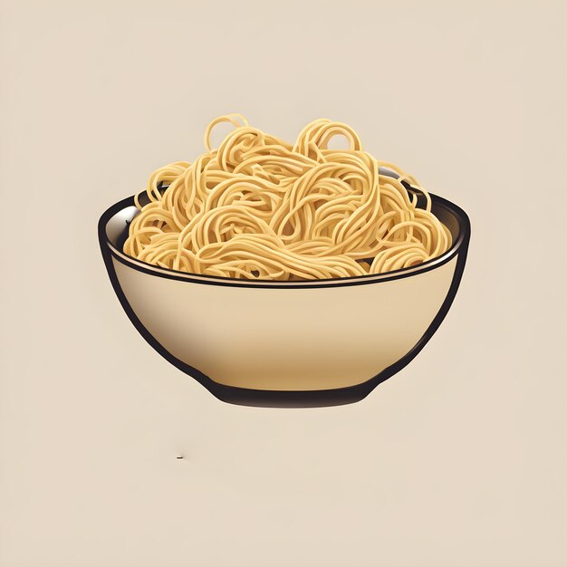 creare una ciotola di noodles