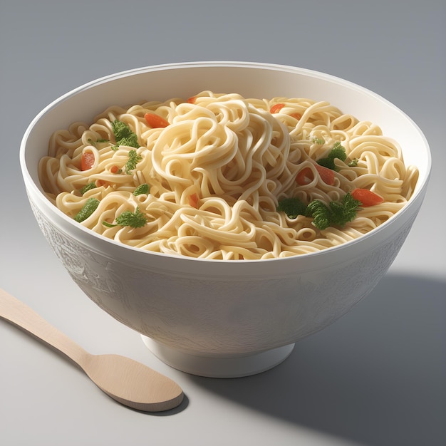 creare una ciotola di noodles