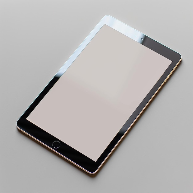 creare una foto pulita e elegante di alta qualità di un poster promozionale per un mobile Pad