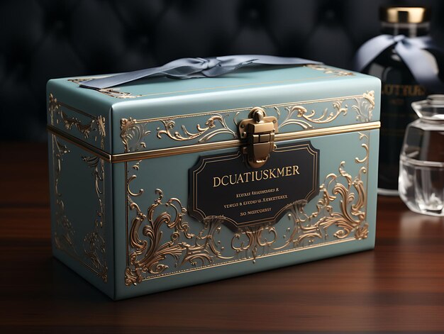 Creative of Luxurious Box Packaging mostra il design della collezione di scatole di lusso e Op Elegant