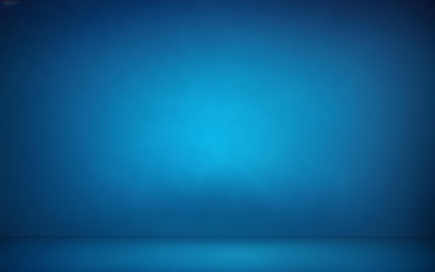 Creazione di uno sfondo blu a gradiente astratto di eleganza scura liscia incorniciata da Studio Banner