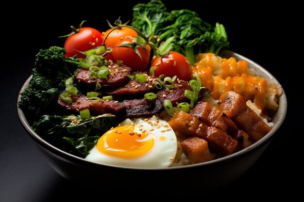 Creazione salata di Donburi