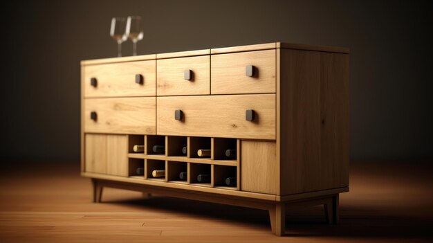 credenza in legno