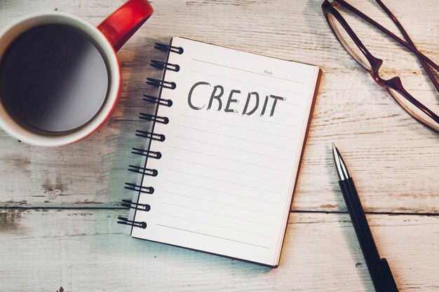 "Credito" in un taccuino