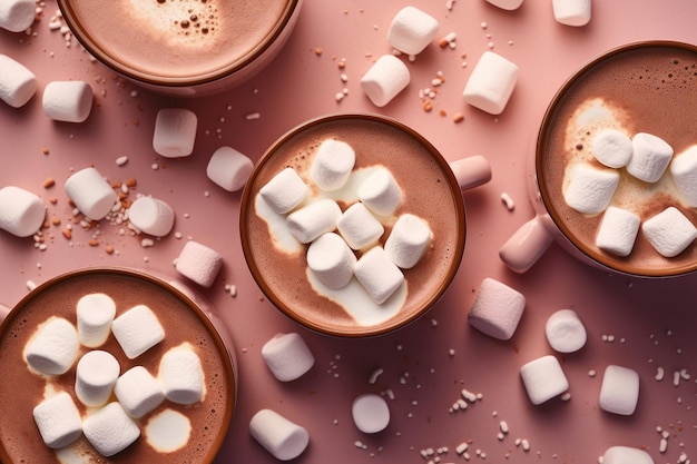 Crema di marshmallow al cioccolato caldo Genera Ai