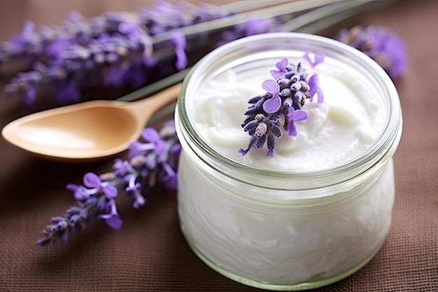 Crema di paraffina con profumo di lavanda