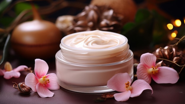 crema per il viso cosmetici naturali femminili