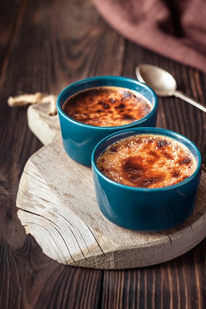 Crème brulée nelle pentole